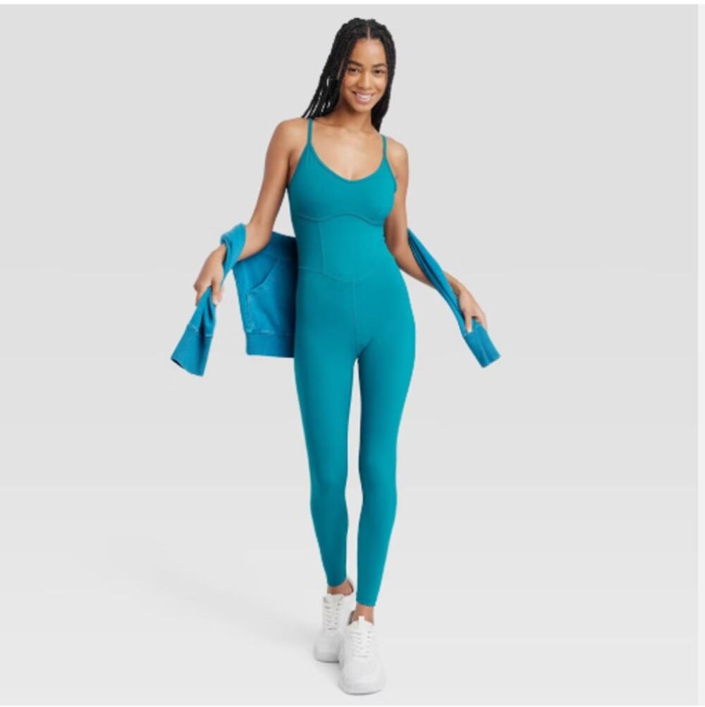 Bodysuit Activewear XL - JoyLab -NWT Turquoise Blue